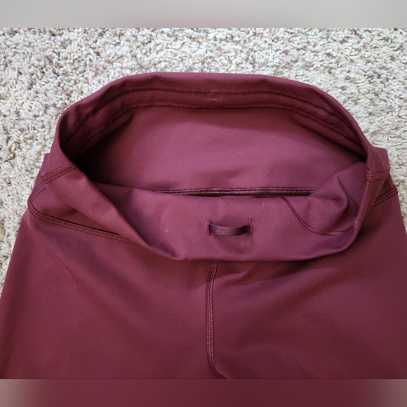 Lululemon Wunder Train Leggings Maroon Size 8 - Picture 5 of 8